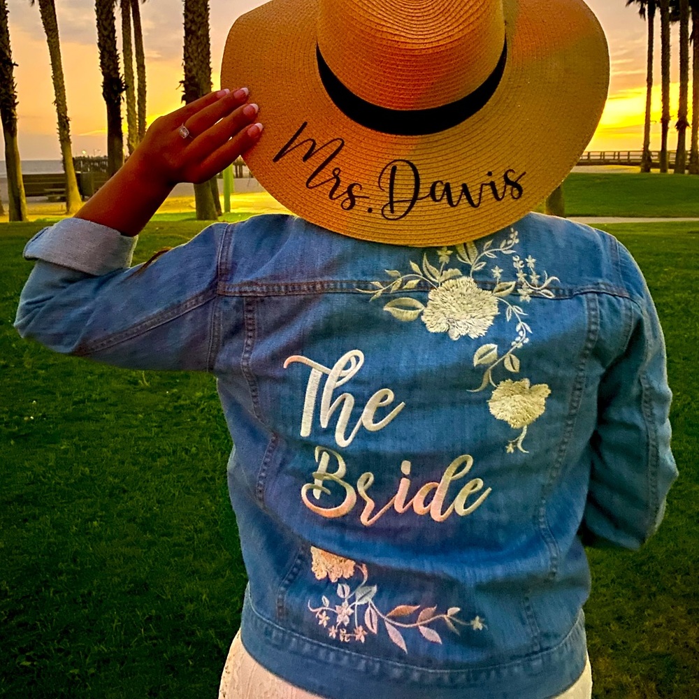 The Bride denim jacket from David’s Bridal